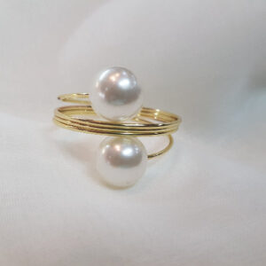 Napkin Ring – Dual Pearl Design