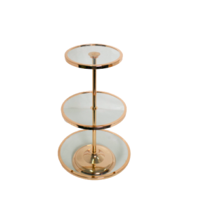 Display Stand – 3 Tier Glass cake stand