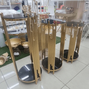 3pc Side Table Ceasar – Flower Stands Plinth Sets