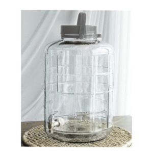 Beverage Dispenser – Glass with Tap Plastic Top