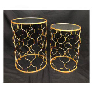 Server Tables – Side Table Set – Gold