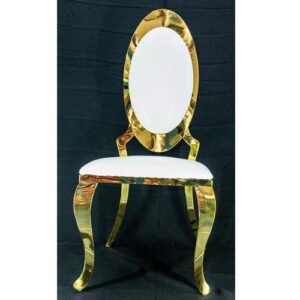 Throne Chair  – Vivian Oval back Dining Chair