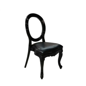 Louis Chair – Plastic – Clear Back