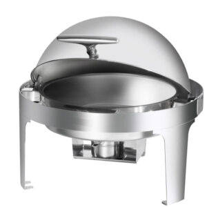 Chafing Dish – Roll Top Silver