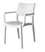 Verona Arm Chair – Solid Cafe Chair