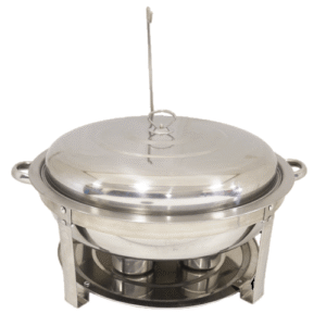 Chafing Dish – 12L Round Hook Silver