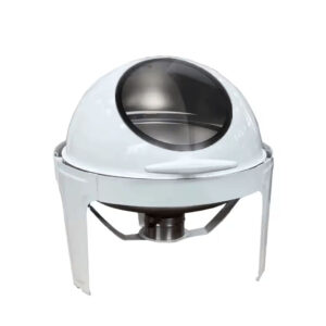 Chafing Dish – Roll Top With Window White