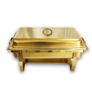 Chafing Dish – Gold Rectangle