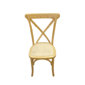 Cross Back Chairs – Wood