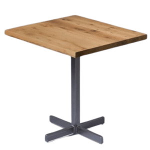 Restaurant Table – Square Wood Top