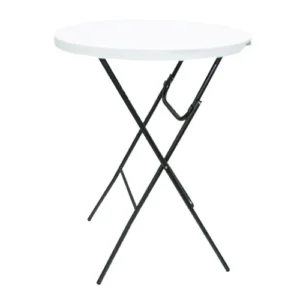 Cocktail Table – Heavy-duty Plastic Top – Trestle